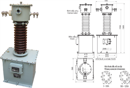 Máy biến dòng điện LB6-123