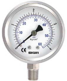 Đồng hồ đo áp suất - Filled (SS) / - SKON/ Đài loan