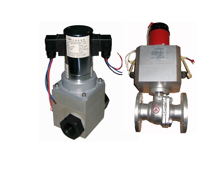 Self-retaining electromagnetic ball valve, model ZBF22Q / Lantian
